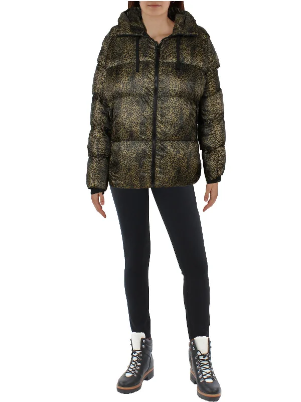 Womens Hooded Short Puffer Jacket